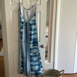 Low back Lavender Brown dress